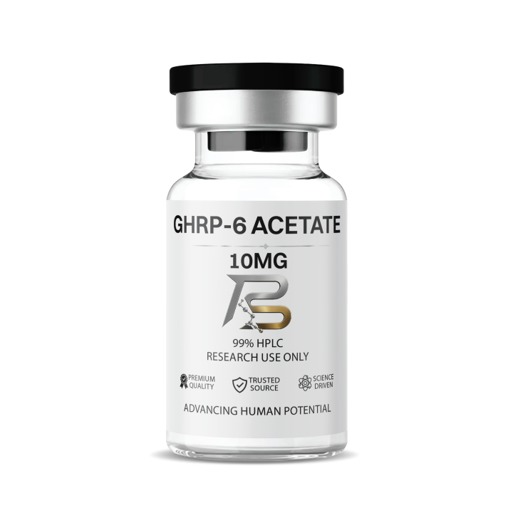 GHRP-6 ACETATE 10MG  Advanced Growth Hormone Research Peptide