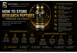 How to Store Research Peptides Properly: Temperature, Light and Stability
